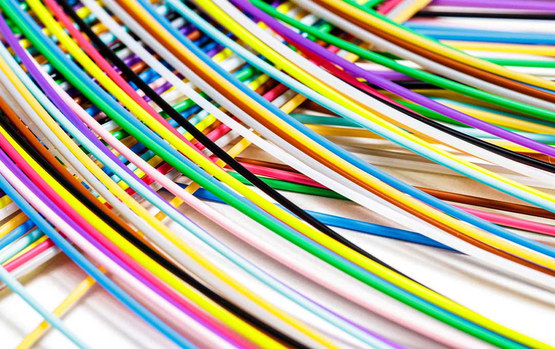 Colorful wires