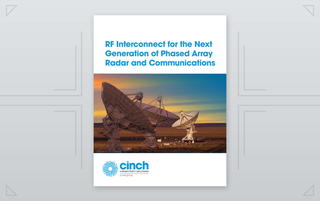 RF Interconnect for the Next Generation of Phased Array Radar and Communications
