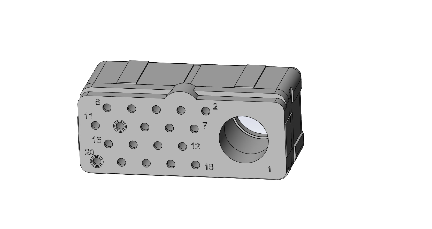 C-ENXBN20P1SB Rectangular Inserts | Cinch - Cinch Connectivity Solutions